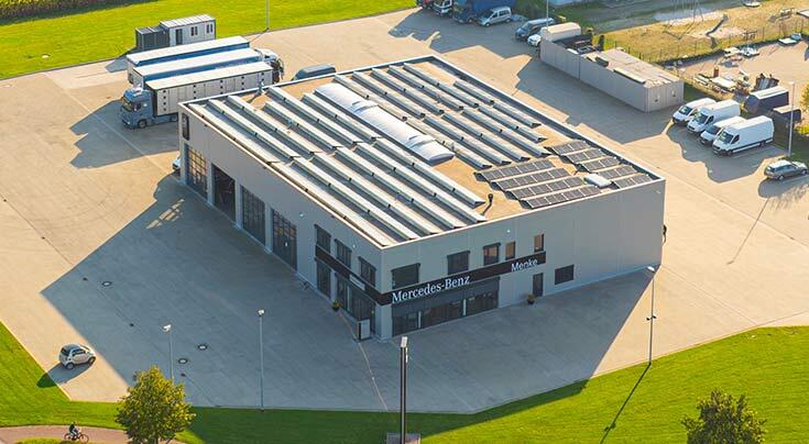 Luftaufnahme Standort Cloppenburg Autohaus Ewald Menke