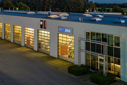 Außenansicht Autohaus Ewald Menke Busbereich in Lohne